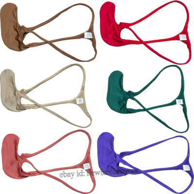 Men's Smooth Thongs Shiny G-strings Pouch Bikinis Tangas T-back Briefs Underwear