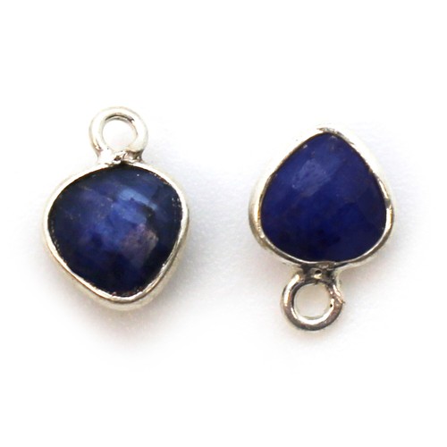 Gemstone Pendant-7x10mm Faceted Heart Shape-Tiny Charm (Sold Per 2 Pieces) - 第 20/37 張圖片