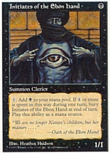 Initiates of the Ebon Hand x4 - 5th Edition - Light Play, English - 5th Edition - Picture 1 of 1