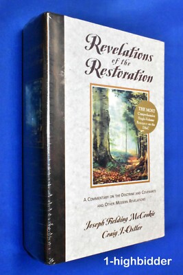 NEW! Revelations of the Restoration 1st Ed HCDJ BEST D&C Commentary LDS McConkie