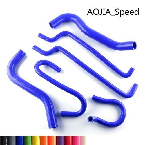 Silicone Radiator For Holden Commodore VN 3.8L 1988-1990 V6 HSV Kit BLUE Hose - Picture 1 of 10