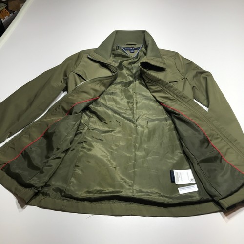 Tommy Hilfiger Green Parka Regular Fit Lined Jacket Coat Pockets Size XXS - Picture 8 of 17