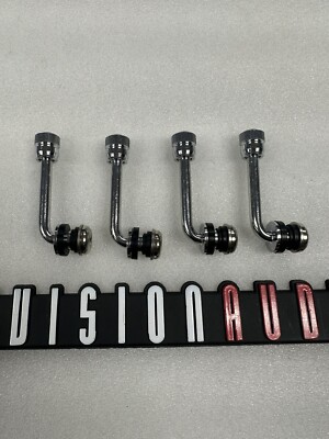 Weds Wheels Kranze 90 degree angle valve stem W/ caps VS-407K genuine ship now!