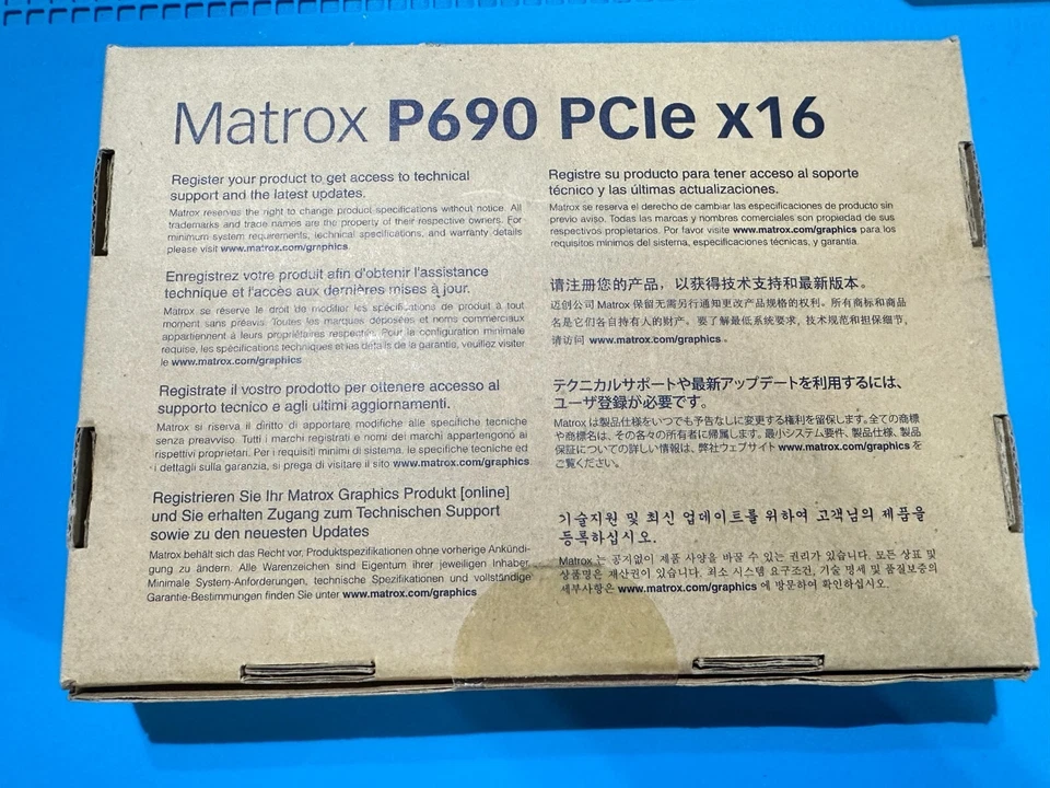 Matrox Millennium P69-MDDE128F P6960 PCI Express X16 Video Graphics Card 128MB - Image 4 of 4