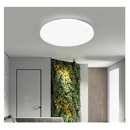 Round LED Ceiling Light Bright Down Panel Wall Kitchen Bathroom Lamp Cool White - Picture 3 of 22