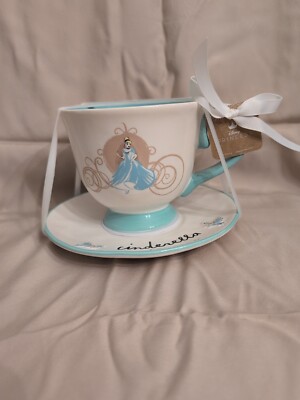 Rae Dunn Disney Cinderella Carriage Tea Cup & Saucer set NEW