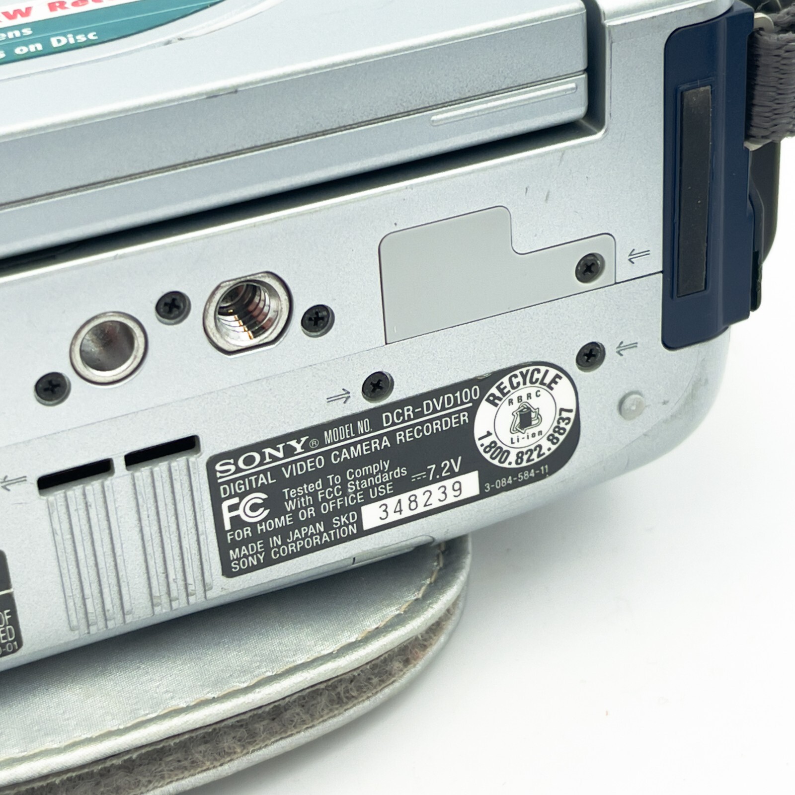 TESTED Sony HandyCam DCRDVD100 Mini DVD Camcorder 120x Digital Zoom
