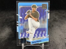 EURY PEREZ 2023 PANINI CHRONICLES CLEARLY DONRUSS BASEBALL #7 BASE CARD /MARLINS