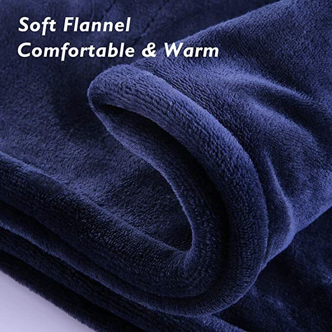 Electric Heated Blanket Warm Over Throw Flannel Digital Control