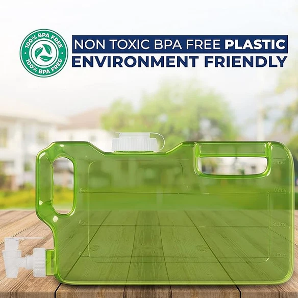 1.1 Gallon Refrigerator Water Dispensers Bottle with Faucet, Spigot & 58mm Screw - Image 4 of 4