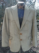 LEVI'S 2-Button Vintage Corduroy Rockabilly Mens Sports Blazer Jacket 40