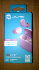 JLab Go Air Pop True Wireless Bluetooth Earbuds  Charging Case - Color: Mauve