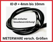 TOP Silikonschlauch Unterdruckschlauch Gewebe Meterware ID 4mm 5mm 6mm 8mm 10mm