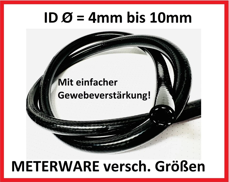 GTM TOP tubo in silicone tubo depressione tessuto al metro ID 4mm 5mm 6mm 8mm 10mm