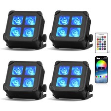Waterproof LED RGBWA UV Battery Powered WIRELESS DMX Par Can DJ Uplighting Light