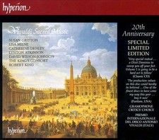 KING'S CONSORT / ROBERT KING VIVALDI: SACRED MUSIC, VOL. 1 NEW CD