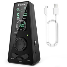 New Ueteto Digital Metronome for Piano/Guitar/Drum Timer, Human Voice, Headphone