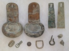 Civil War Shoulder Scales & Other Relics - Dug Rocky Run near Newbern, N.C.