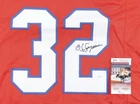 O.J. Simpson Buffalo Bills Autographed Football Jersey #32 JSA Signed