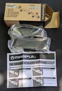 MAGPUL SGA Stock Cheek Riser Kit MAG463-BLK Low 0.25"/0.50" NEW