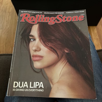 February 2024 Rolling Stone #1384 Dua Lipa cover '' Is Giving Us Everything ''