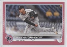 2022 Topps Series 1 Mother's Day Hot Pink 31/50 Elieser Hernandez #9 10m3