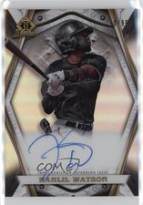 2022 Bowman Bowman Invicta Auto 90/99 Kahlil Watson #BI-KW Auto 0g4