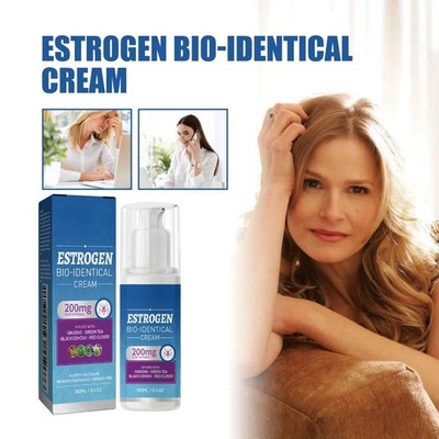 100ml Estrogen Cream Natural Bio-identical Menopause Relief Balance Therapy