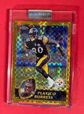 2003 Topps Chrome Uncirculated Gold XFractor #116 Plaxico Burress-serial #20/101