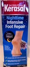 Kerasal Nighttime Intensive Foot Repair, Skin Healing Ointment 1 oz