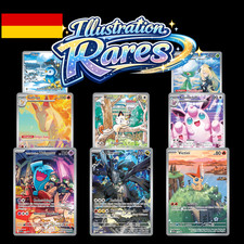 Pokemon 🖼️ Illustration Rare 🖼️ Auswahl Deutsch Trainer Holo Mega Entwicklung