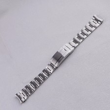 For Rolex Submariner 20mm Silver Brushed Watc...