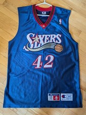 Theo Ratliff Philadelphia 76ers Champion Jersey Authentic 44