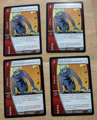 MARVEL VS TCG MMK-056 Gin Genie - Beckah Parker Common X4