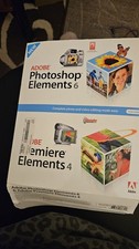 ADOBE Photoshop Elements 6  Adobe Premiere Elements 4. NIB with box damage
