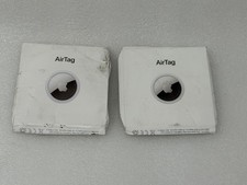 2-PACK APPLE GENUINE AIRTAG TRACKER - NEW DAMAGED PACKAGING