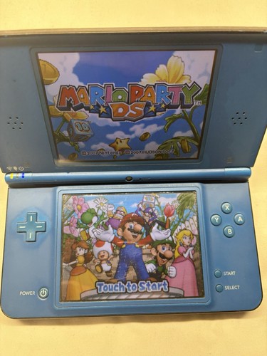 Nintendo DSi XL Handheld System Midnight Blue w/ Charger With 10 Games - Picture 8 of 8