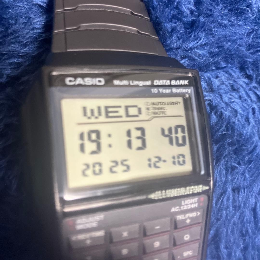 Casio Data Bank Multifunction Digital Watch Black… - image 5