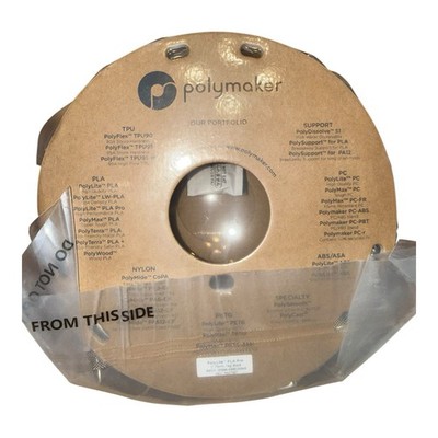 New - Polymaker PA07001 Black  1.75mm 3D Printing Filament PolyLite PLA Pro 1kg