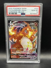 PSA 10 Charizard VMAX 020/189 Swsh03: Darkness Ablaze Holo