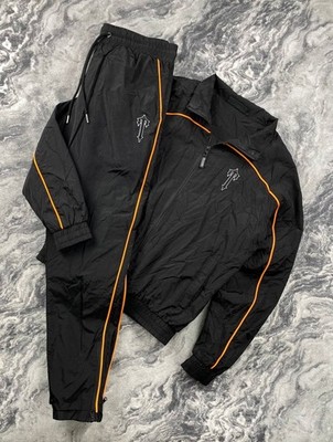 Trapstar Nylon Tracksuit Lite Jacket And Pants Men Size M Black 