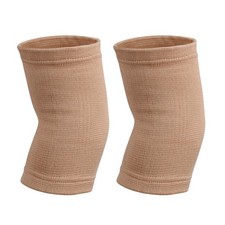 2 Khaki Elbow Brace Compression Support Sleeve for Football, Baseball