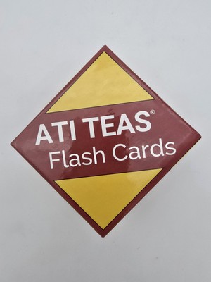ATI TEAS FLASH CARDS, TEST PREP BOOKS MATH,READING, SCIENCE,ENGLISH