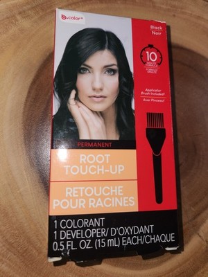 B Color Permanent Root Touch Up Black 10 Minute Formula~NEW IN BOX 
