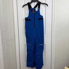 SWISS TECH Kids Blue Snow Bib Overalls Pants Size 8 M Ski Snowboard Winter