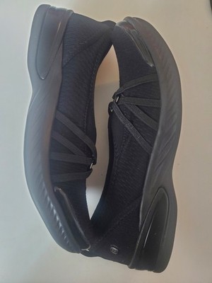 Bzees Niche Women Comfort Shoes Flat Casual Walking Arch Support  10US 7UK Black