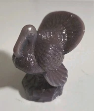  Turkey Figurine ~Eggplant  ~ BY  Mosser 