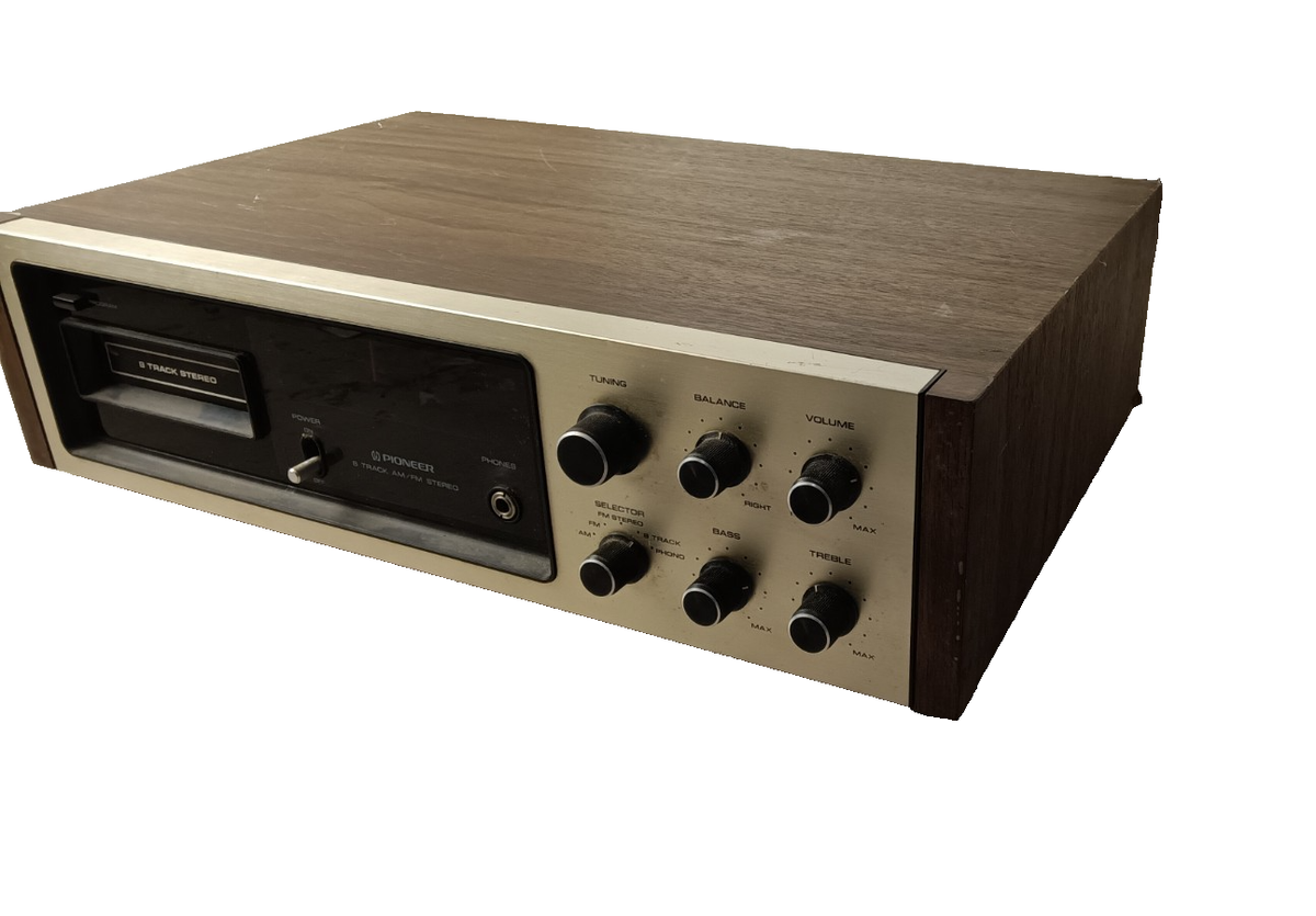Pioneer Custom H-2000 8TRACK AM/FMレトロ Pioneer H-2000 8-Track AM/FM Stereo 70's | eBay