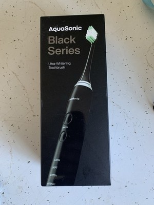 AquaSonic Black Series Ultra Whitening Electric Toothbrush New