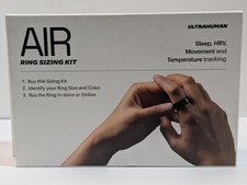 Ultrahuman Ring AIR Sizing Kit, Size Before You Buy Sizes 5-14, Black Plastic